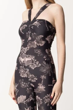 Aniye By Tuta Lunga Iry con Stampa HawaiiBLACK HAWAII