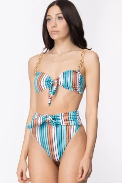 Ardoel Bikini a Righe con Nodi e Catene YoanaFANTASIA