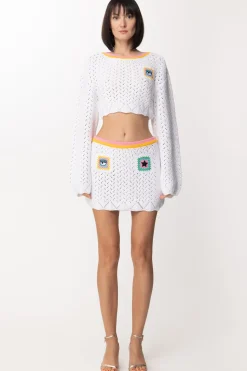 Chiara Ferragni Minigonan Tricot con Eye StarMULTICOLOR