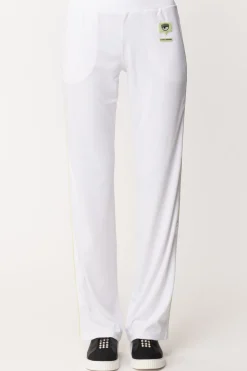 Chiara Ferragni Pantaloni Jogging Dritti con LogoBIANCO