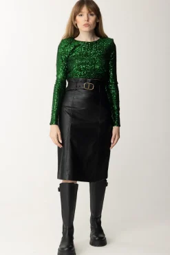 Dramèe Crop Top Full PaillettesFORESTA