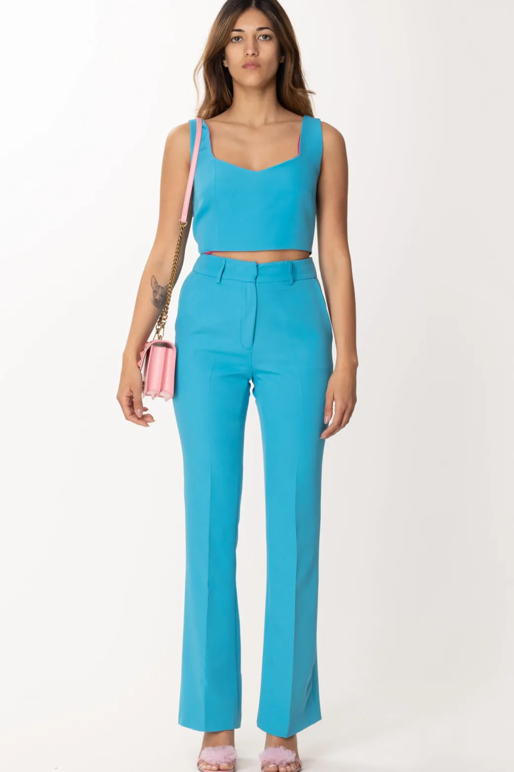 Dramèe Crop TopTURCHESE