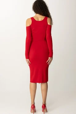 Elisabetta Franchi Abito Midi con ZipRED PASSION