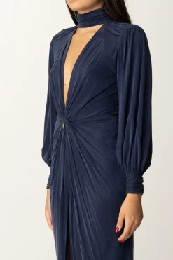 Elisabetta Franchi Abito Red Carpet con NodoNAVY