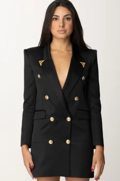 Elisabetta Franchi Abito Doppiopetto con PuntaliNERO