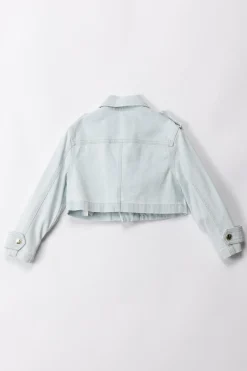 Elisabetta Franchi Bambina Giacca In JeansLIGHT DENIM