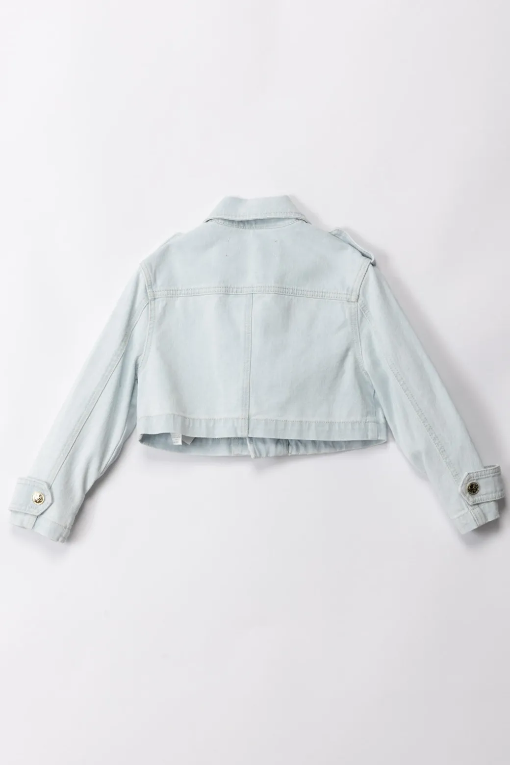 Elisabetta Franchi Bambina Giacca In JeansLIGHT DENIM