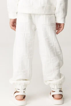Elisabetta Franchi Bambina Pantaloni EmbossedLIGHT CREAM