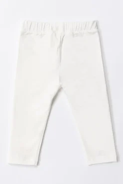 Elisabetta Franchi Bambina Completo Body e Leggings con Ricamo LogoIVORY/PORCELAIN