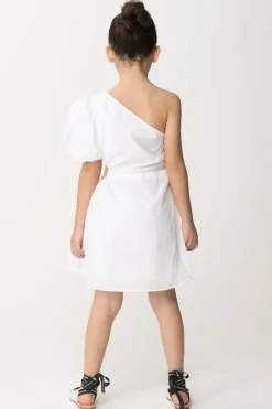 Elisabetta Franchi Bambina Abito MonospallaLIGHT CREAM