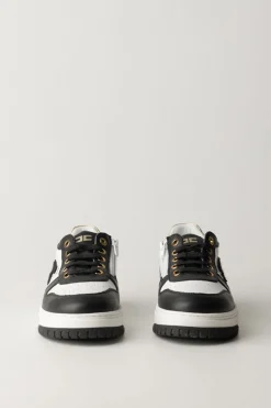 Elisabetta Franchi Bambina Sneaker Bicolore con LogoNER/BIAN/OR