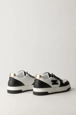 Elisabetta Franchi Bambina Sneaker Bicolore con LogoNER/BIAN/OR