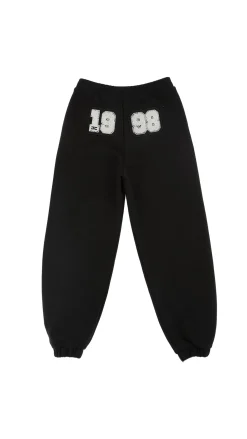 Elisabetta Franchi Bambina Jogging con Toppa 1998 Sul RetroNERO RICAMO AVORIO