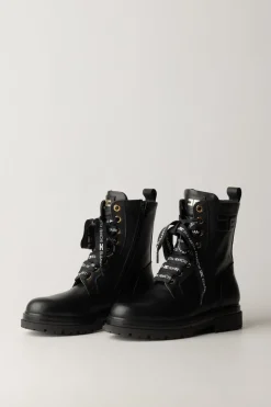 Elisabetta Franchi Bambina Tronchetti con Lacci LogatiNERO