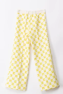 Elisabetta Franchi Bambina Pantaloni con Stampa LogoBUTTER/CEDAR