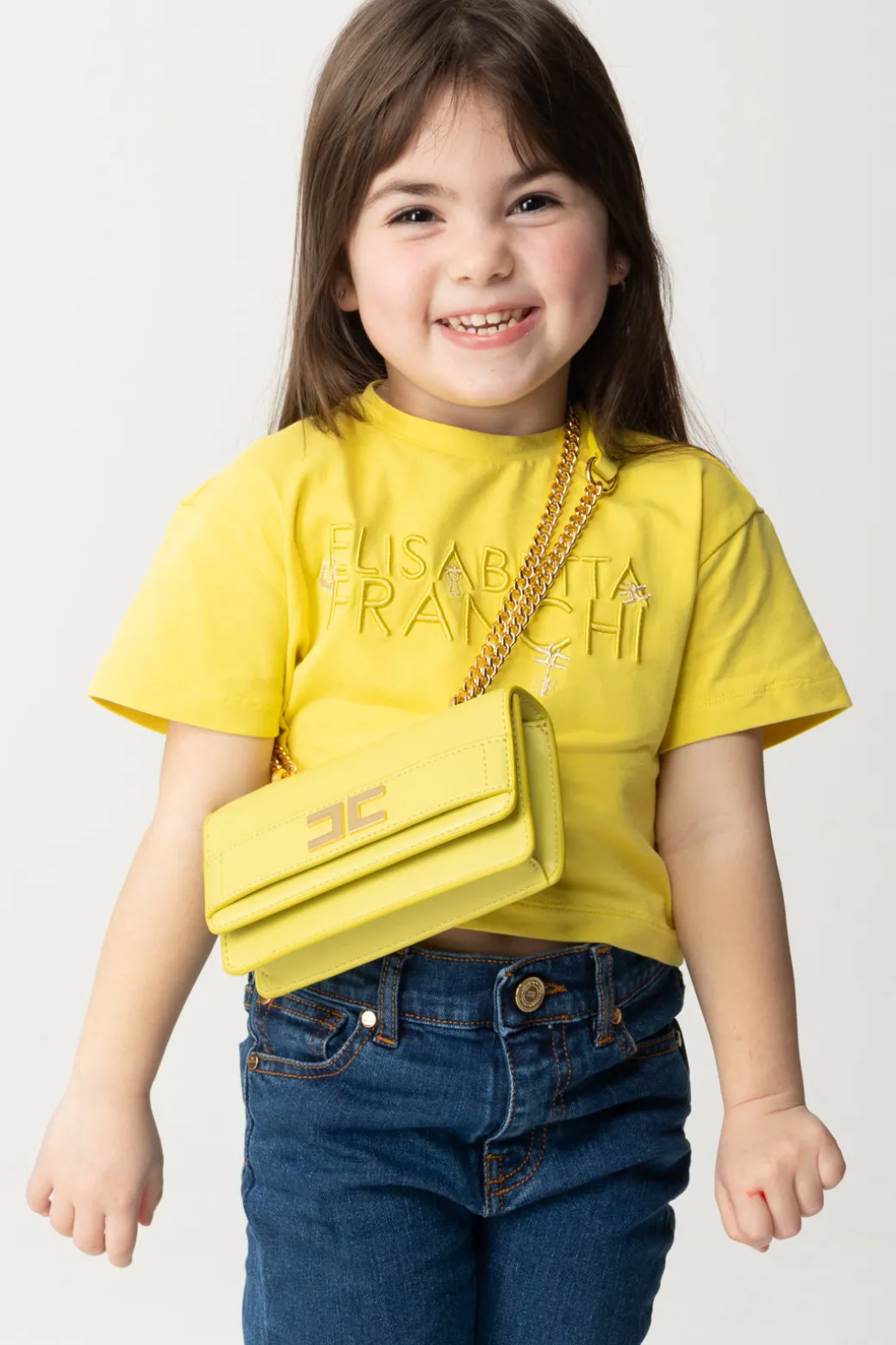 Elisabetta Franchi Bambina Borsa Portacellulare a TracollaCEDAR