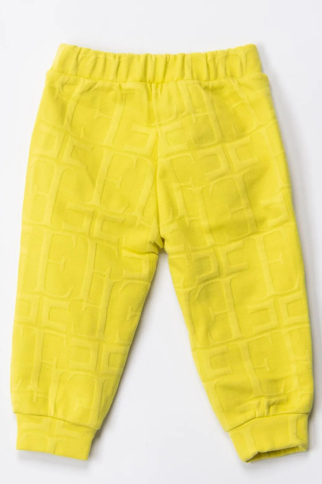 Elisabetta Franchi Bambina Completo Body e Leggings Logo EmbossedCEDAR/IVORY