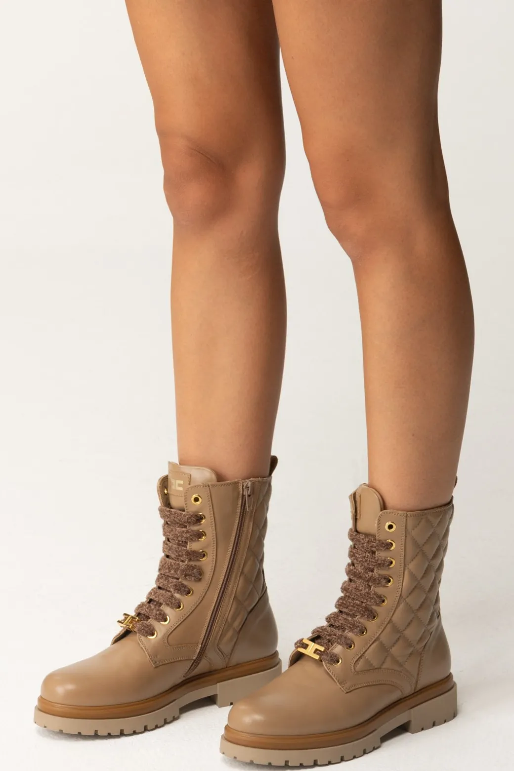 Elisabetta Franchi Bambina Tronchetti AllacciatiCAMEL