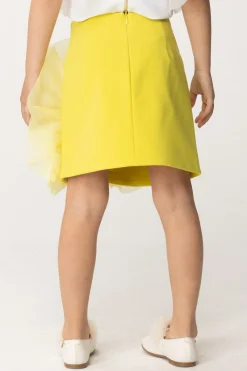 Elisabetta Franchi Bambina Gonna con Dettaglio In OrganzaCEDAR