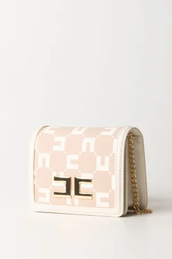 Elisabetta Franchi Bambina Mini Tracolla con LogoSAND/BUTTER