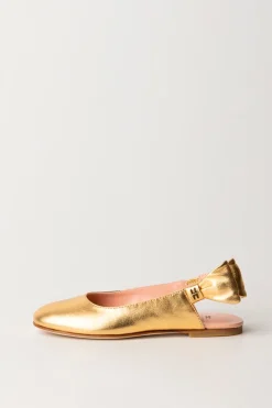 Elisabetta Franchi Bambina Sandali Chanel LaminatiGOLD