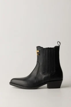 Elisabetta Franchi Bambina Tronchetti Texani con LogoNERO