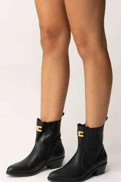 Elisabetta Franchi Bambina Tronchetti Texani con LogoNERO