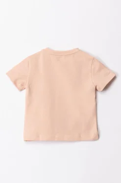 Elisabetta Franchi Bambina T-shirt Stampa ReservedDESERT ROSES/IVORY