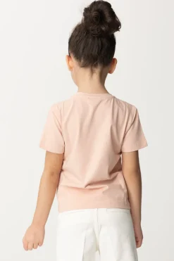 Elisabetta Franchi Bambina T-shirt Stampa ReservedDESERT ROSES/IVORY