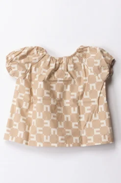 Elisabetta Franchi Bambina Blusa con PantaloncinoST. NUDE-BURRO/IVORY
