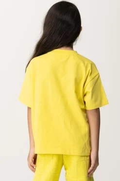 Elisabetta Franchi Bambina T-shirt con Logo StampatoCEDAR