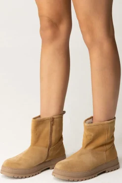 Elisabetta Franchi Bambina Stivaletti In CamoscioCAMEL