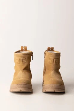 Elisabetta Franchi Bambina Stivaletti In CamoscioCAMEL