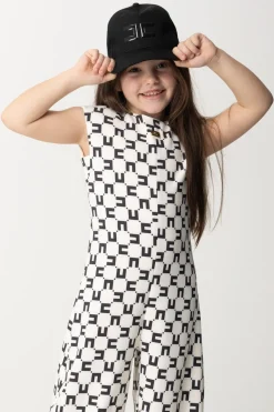 Elisabetta Franchi Bambina Cappello Da Baseball con LogoBLACK
