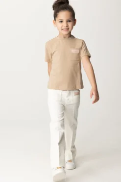 Elisabetta Franchi Bambina T-shirt con Taschino e LogoSAND