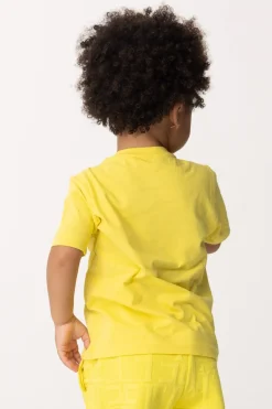 Elisabetta Franchi Bambina T-shirt Over con Applicazione Logo CcCEDAR