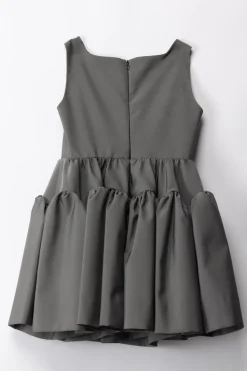 Elisabetta Franchi Bambina Abito con PiegheBLACK