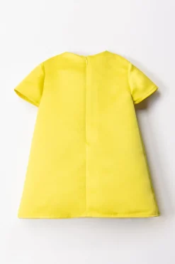 Elisabetta Franchi Bambina Abito a Sacchetto con Applicazione RoseCEDAR