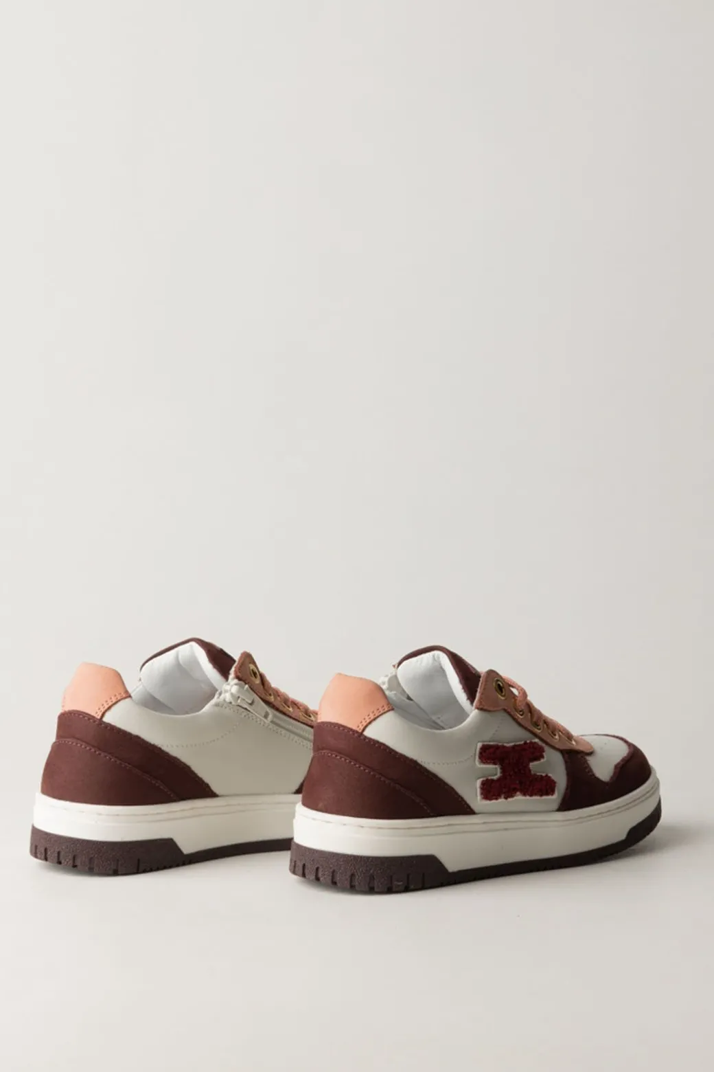 Elisabetta Franchi Bambina Sneaker Bicolore con LogoBOR/LAT/NUD