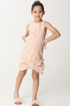 Elisabetta Franchi Bambina Abito Tubino con Maxi FioccoDESERT ROSES