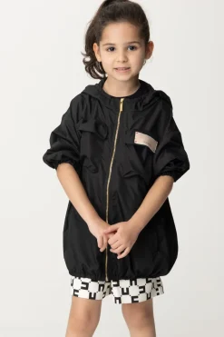 Elisabetta Franchi Bambina Giubbotto con Tasconi Ed EtichettaBLACK PINK LABEL