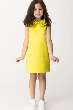 Elisabetta Franchi Bambina Abito In Duchesse con RoseCEDAR