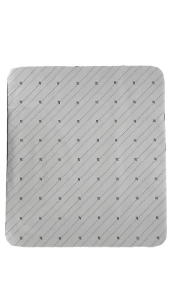 Elisabetta Franchi Bambina Copertina con Stampa Righe e Logo EfRIGA EF BIANCO-NERO/NERO