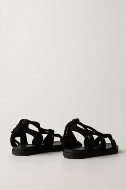 Elisabetta Franchi Bambina Sandali con Lacci In CordaBLACK