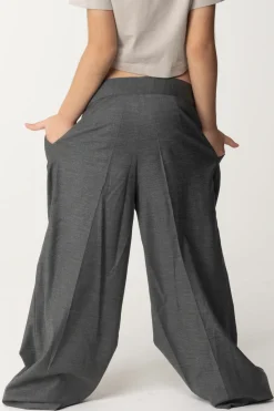 Elisabetta Franchi Bambina Pantaloni Palazzo In Fresco LanaLEAD