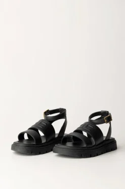 Elisabetta Franchi Bambina Sandali con Suola In GommaBLACK