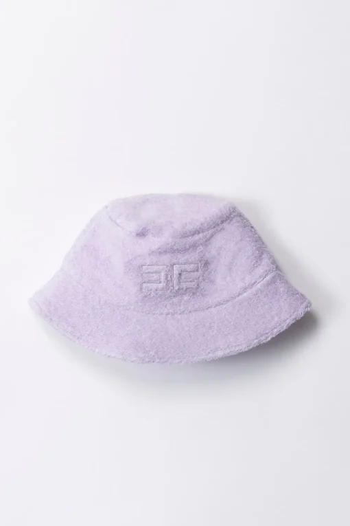 Elisabetta Franchi Bambina Cappello Alla Pescatora In SpugnaVIOLA