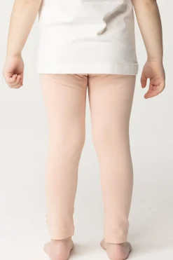 Elisabetta Franchi Bambina Leggings con Logo Cc RicamatoDESERT ROSES