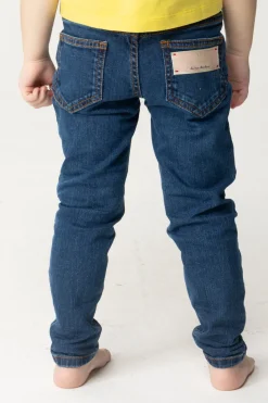 Elisabetta Franchi Bambina Jeans Skinny con EtichettaBLUE