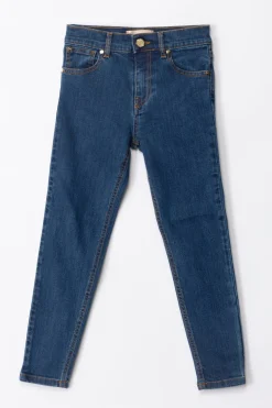 Elisabetta Franchi Bambina Jeans Skinny con EtichettaBLUE